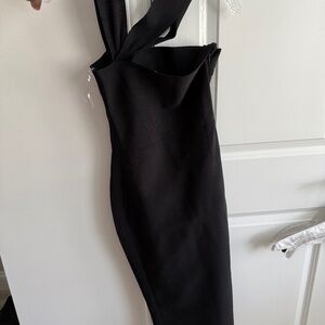 House of CB Midi Bandage Dress - Size S - Black